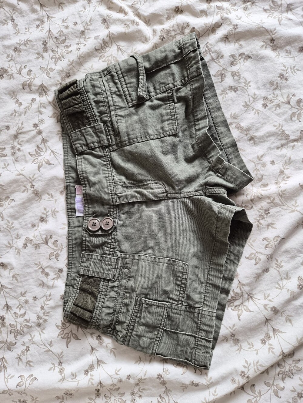 Olive Cargo Shorts